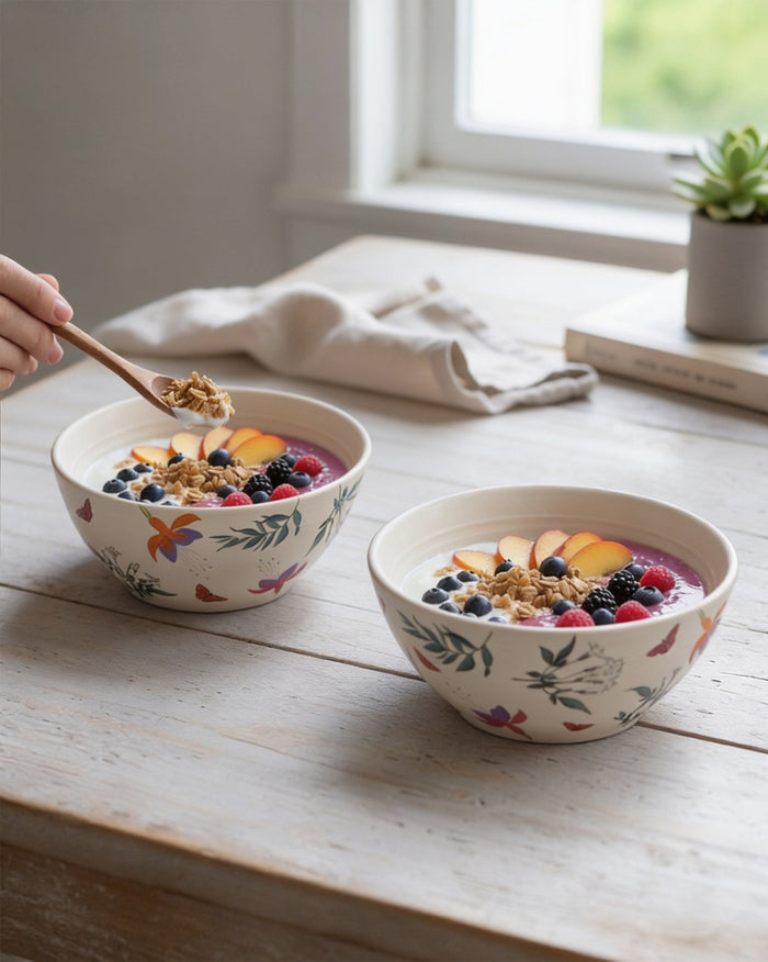 Botanical Cereal Bowl (Set of 2)