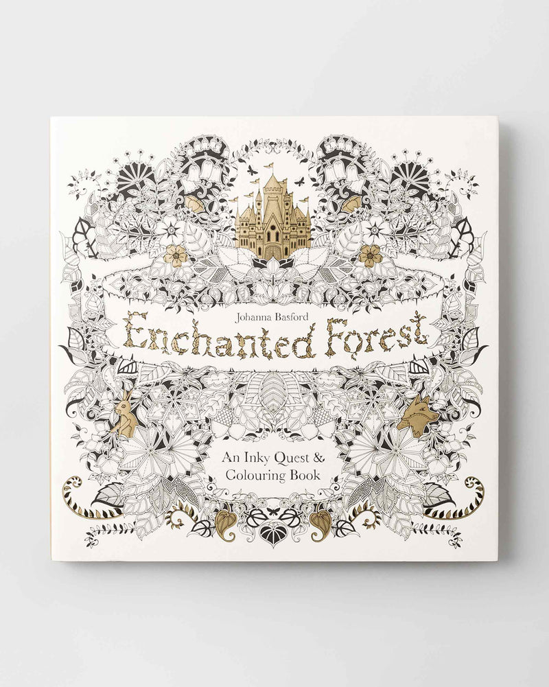 Enchanted Forest: An Inky Quest & Colouring Book