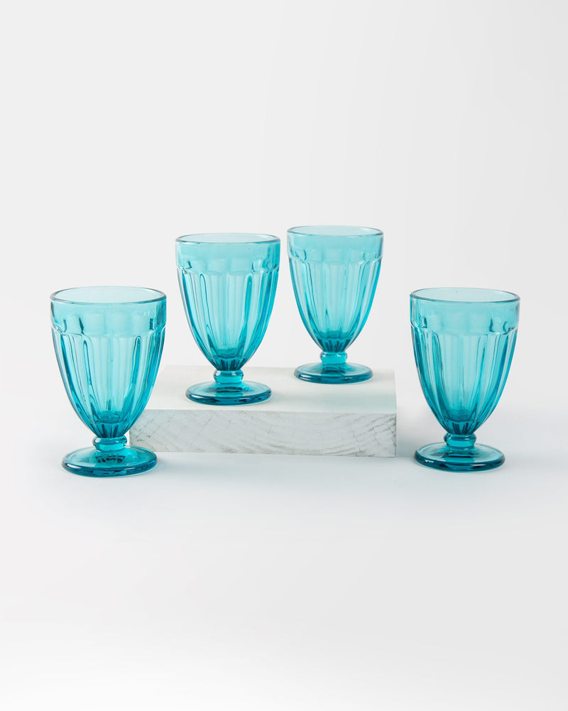 Island Stem Glass (Set of 4) - Teal