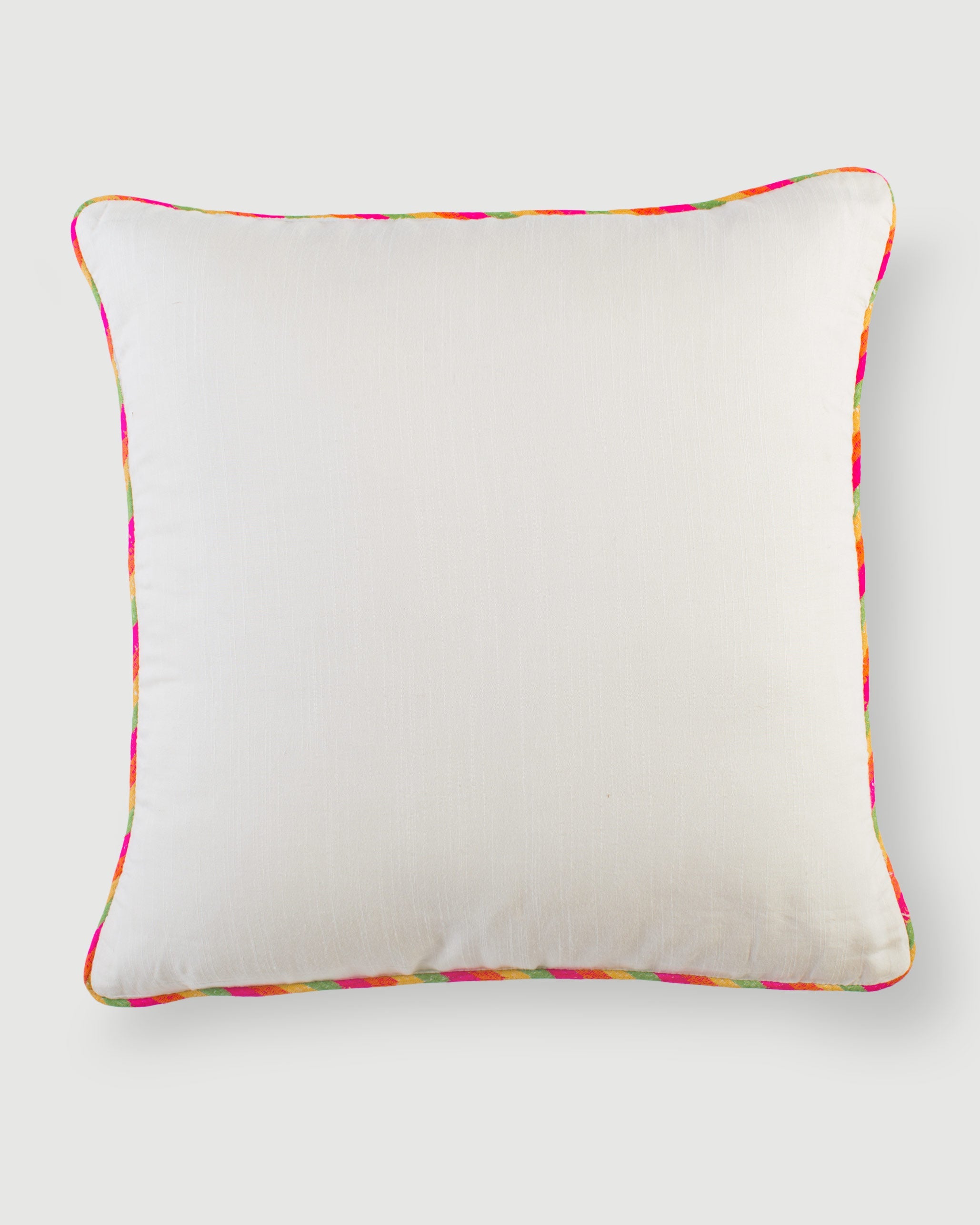 Tussar Cushion Cover - Ivory