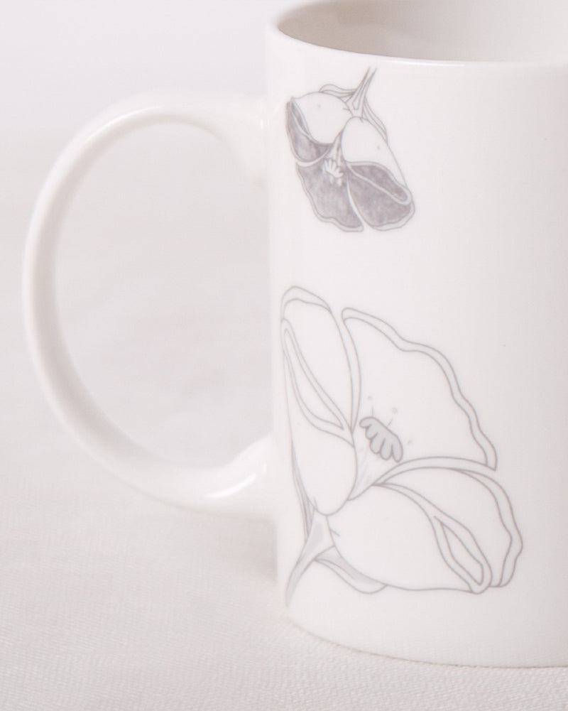 Frangi Flower Mug - Silver