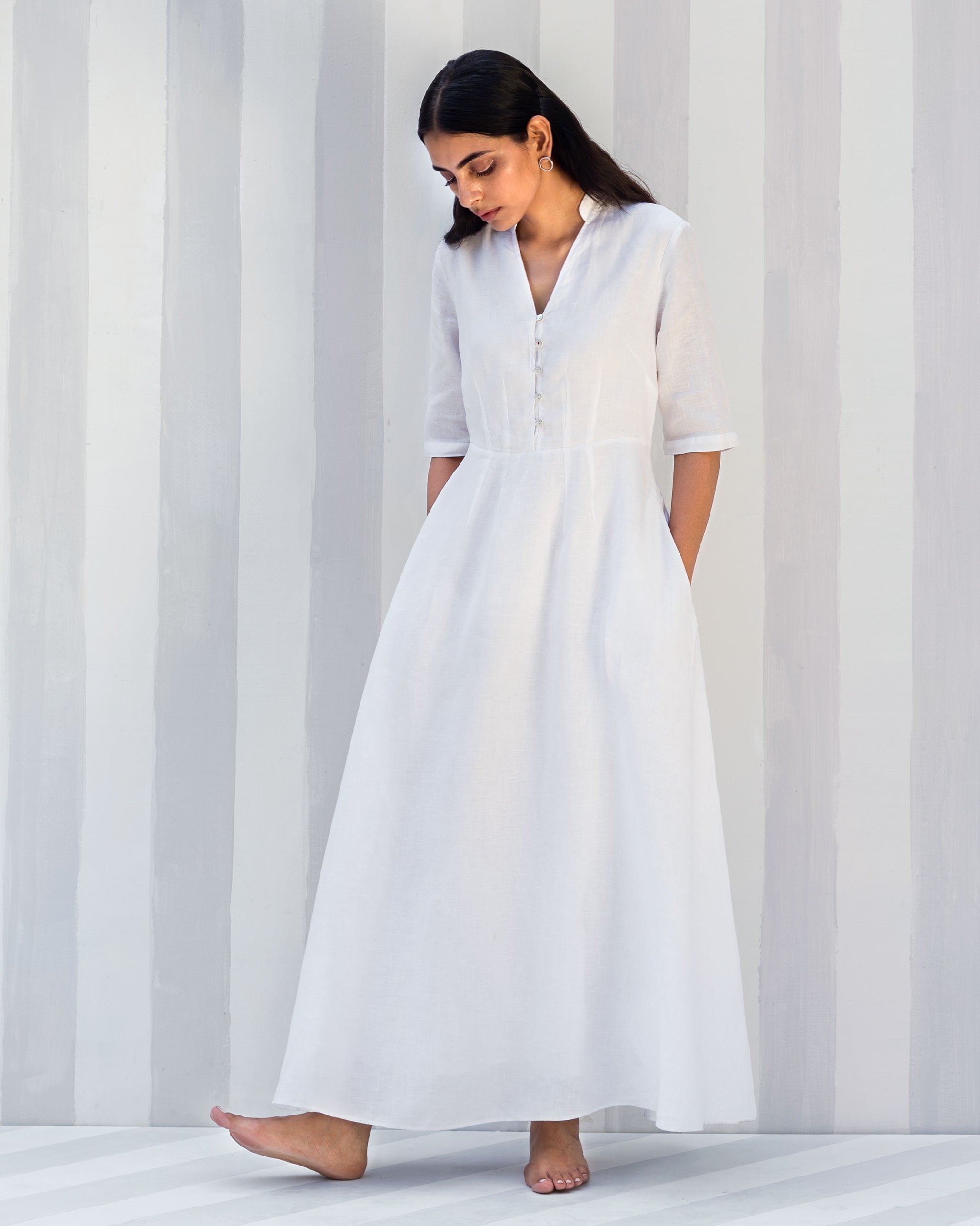Ampara Dress - White
