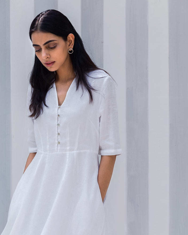 Ampara Dress - White