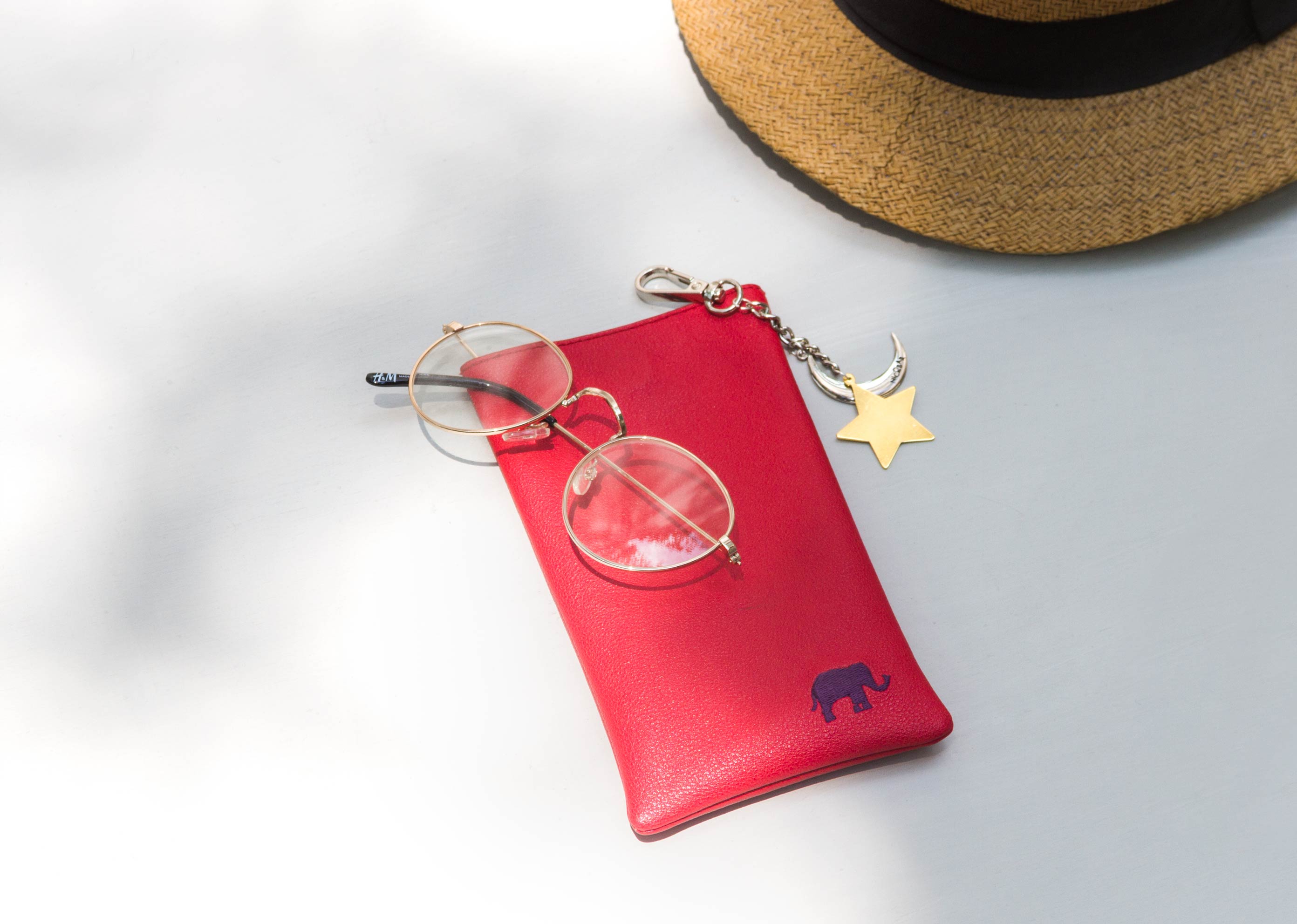 Tusker Spectacle Case - Red