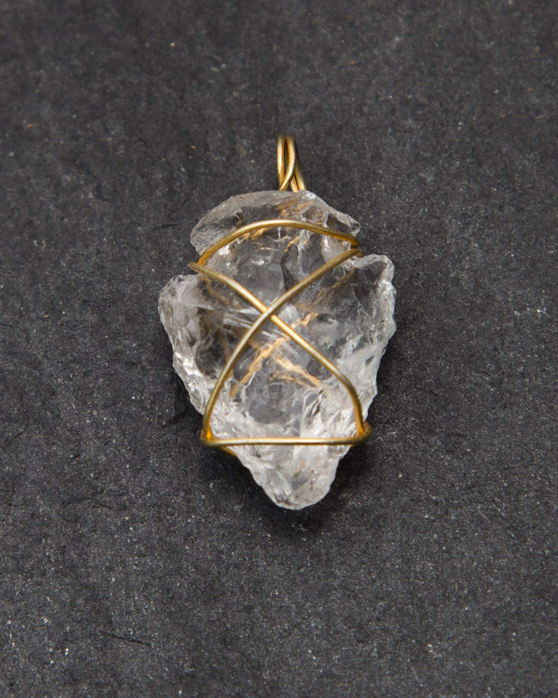 Arrowhead Crystal Pendant - Medium