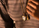 Arrowhead Gold Frame Pendant - Small