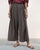 Pleated Flared Pants - Charcoal