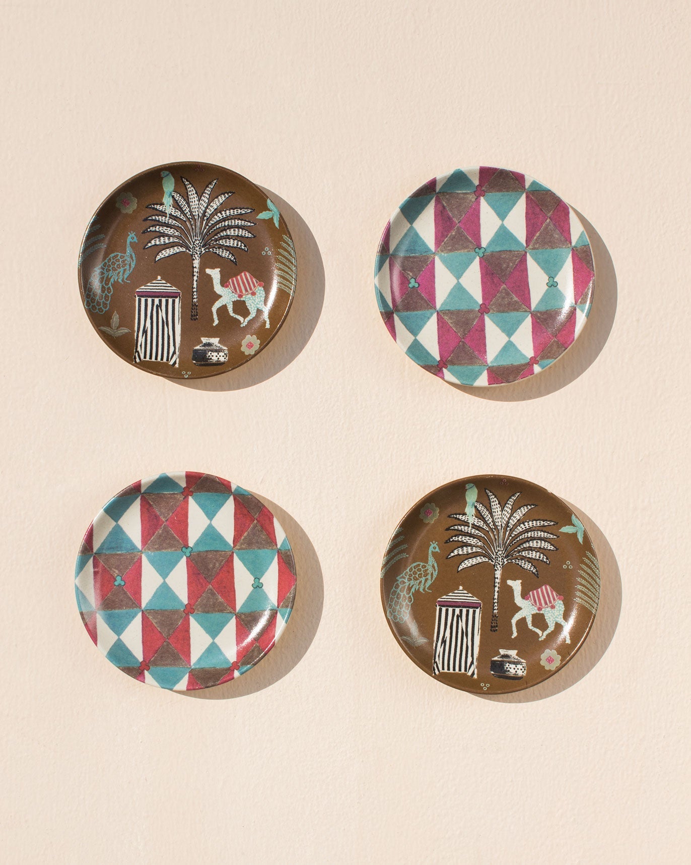 Tribe Tea Plates (Set of 4)