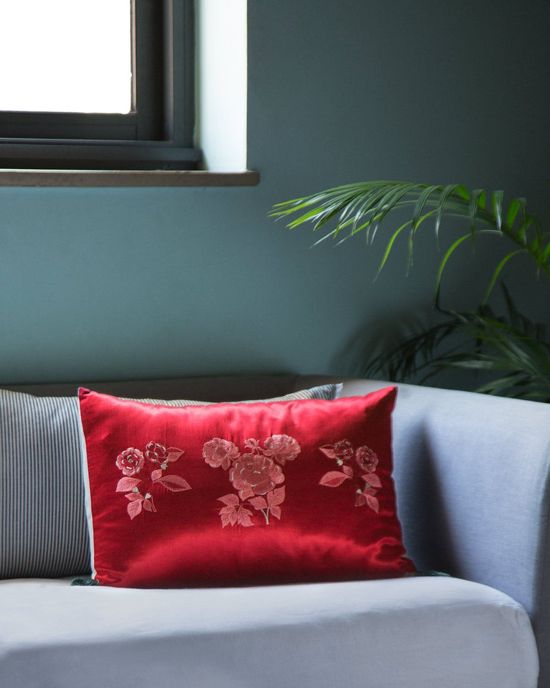 Begonia Lumbar Cushion Cover
