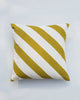 Candy Stripe Cushion Cover - Yellow