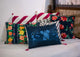 Begonia Lumbar Cushion Cover - Blue