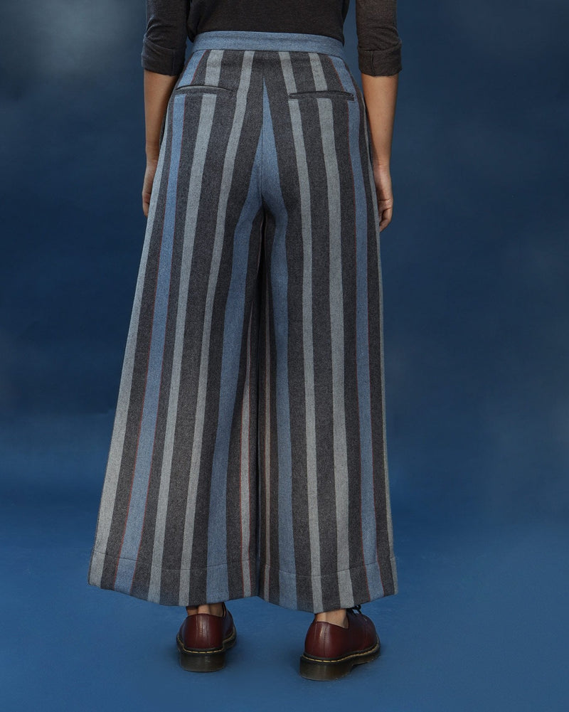 High Waist Stripe Pants