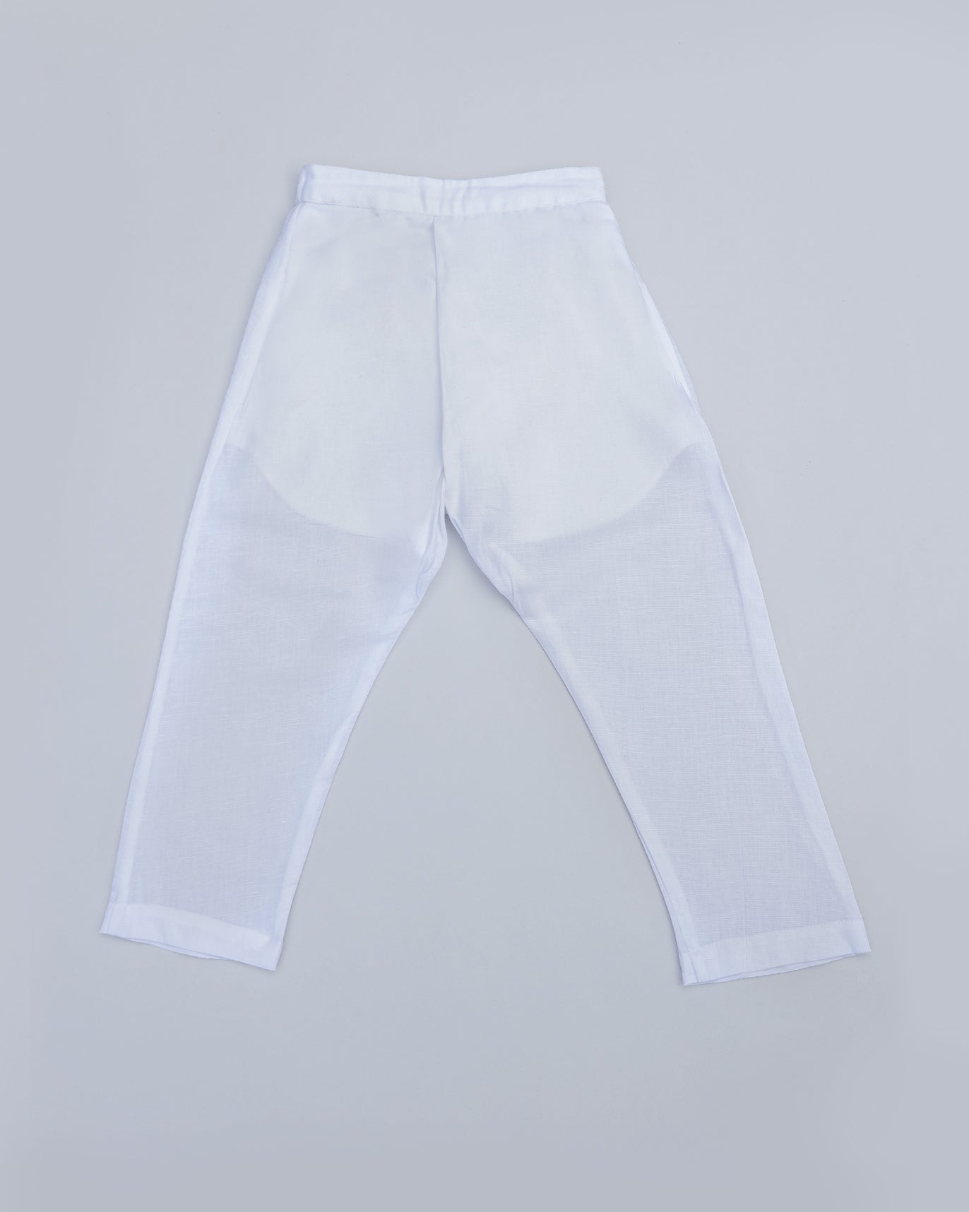 Little Overlap Pants - White