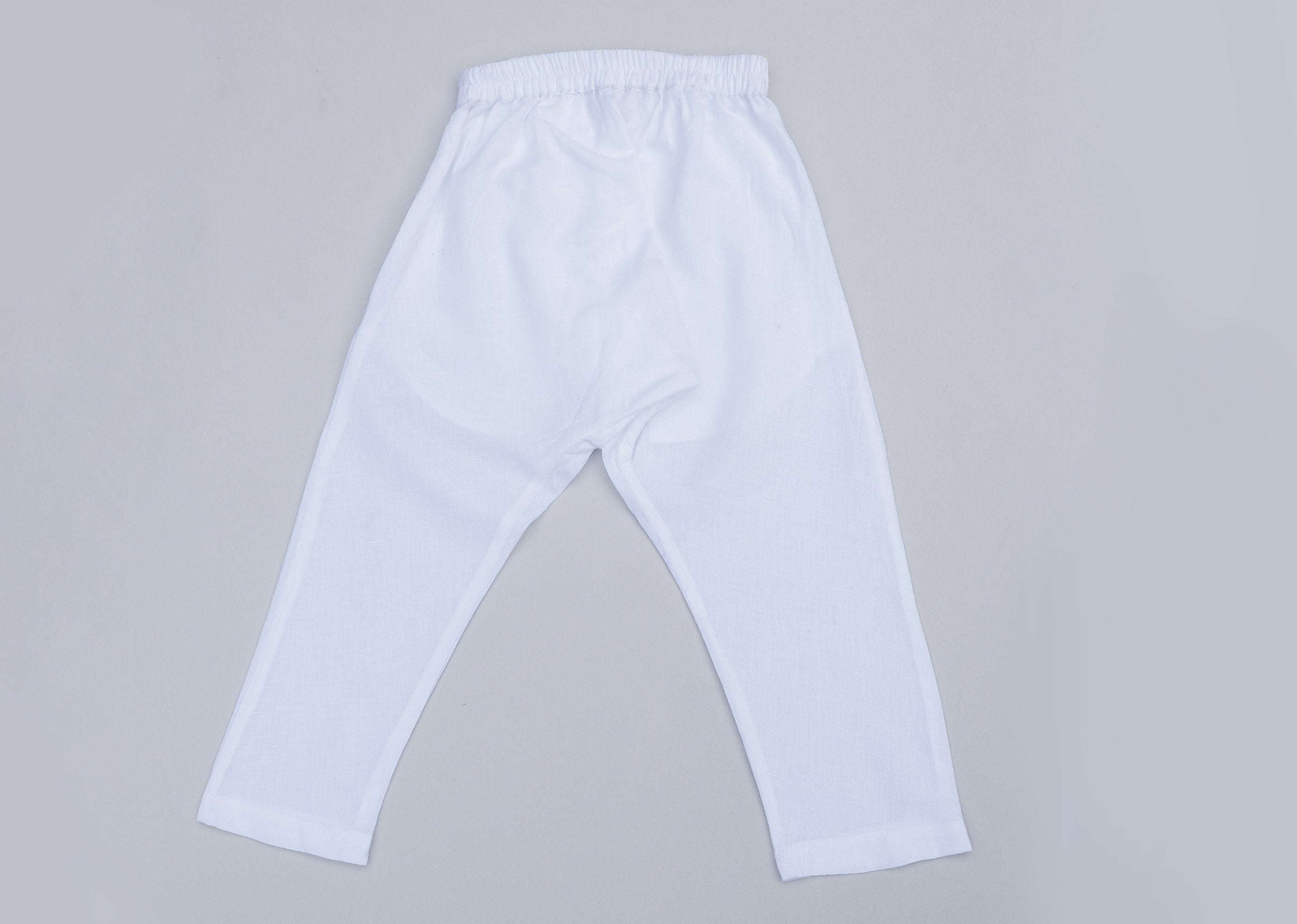 Little Overlap Pants - White