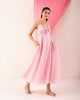 Long Strappy Dress - Pink