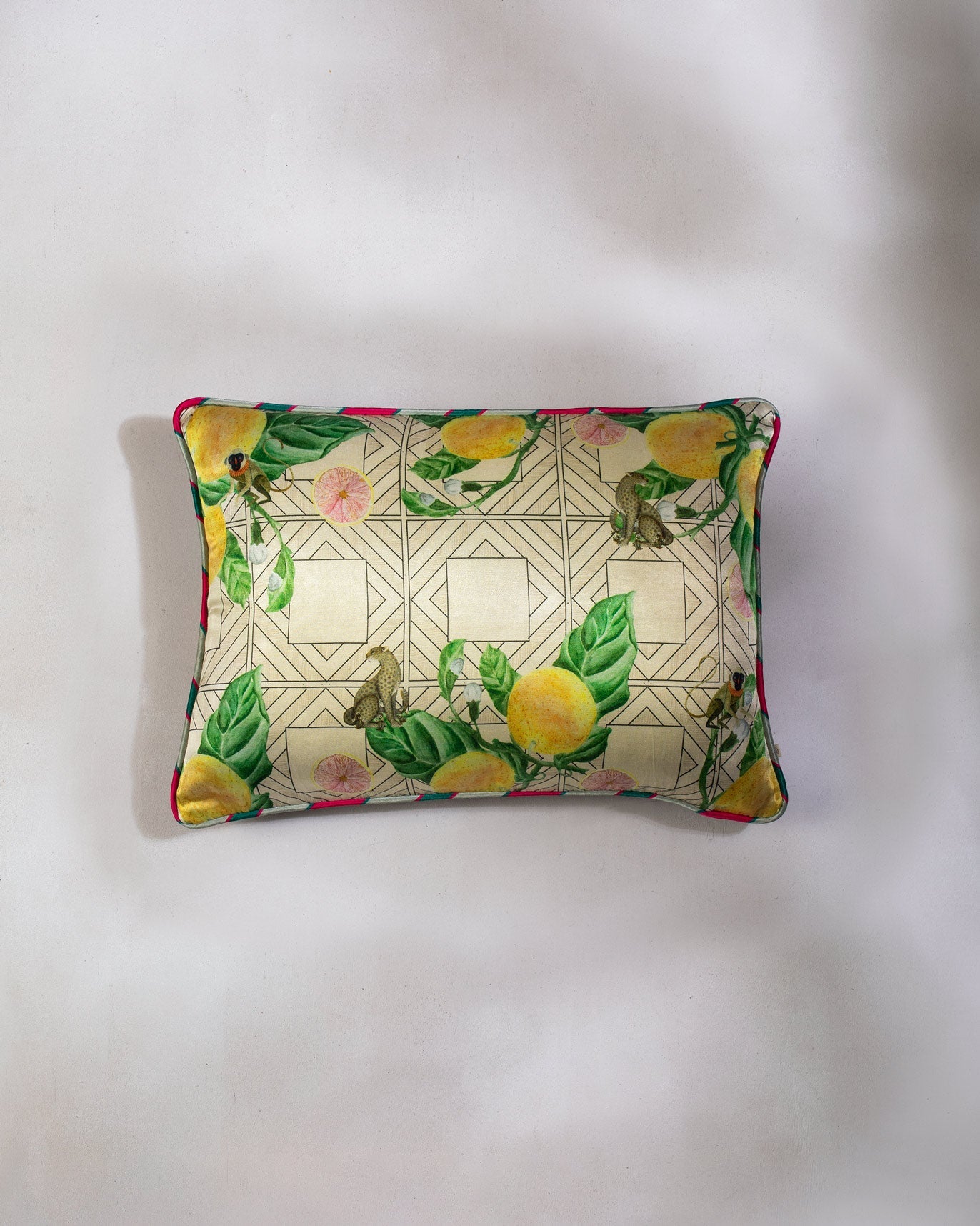 Mandarin Cushion Cover - Ivory