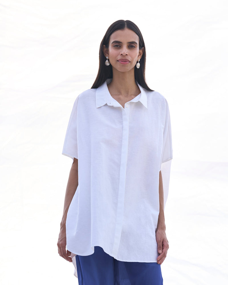 Kaftan Shirt - White