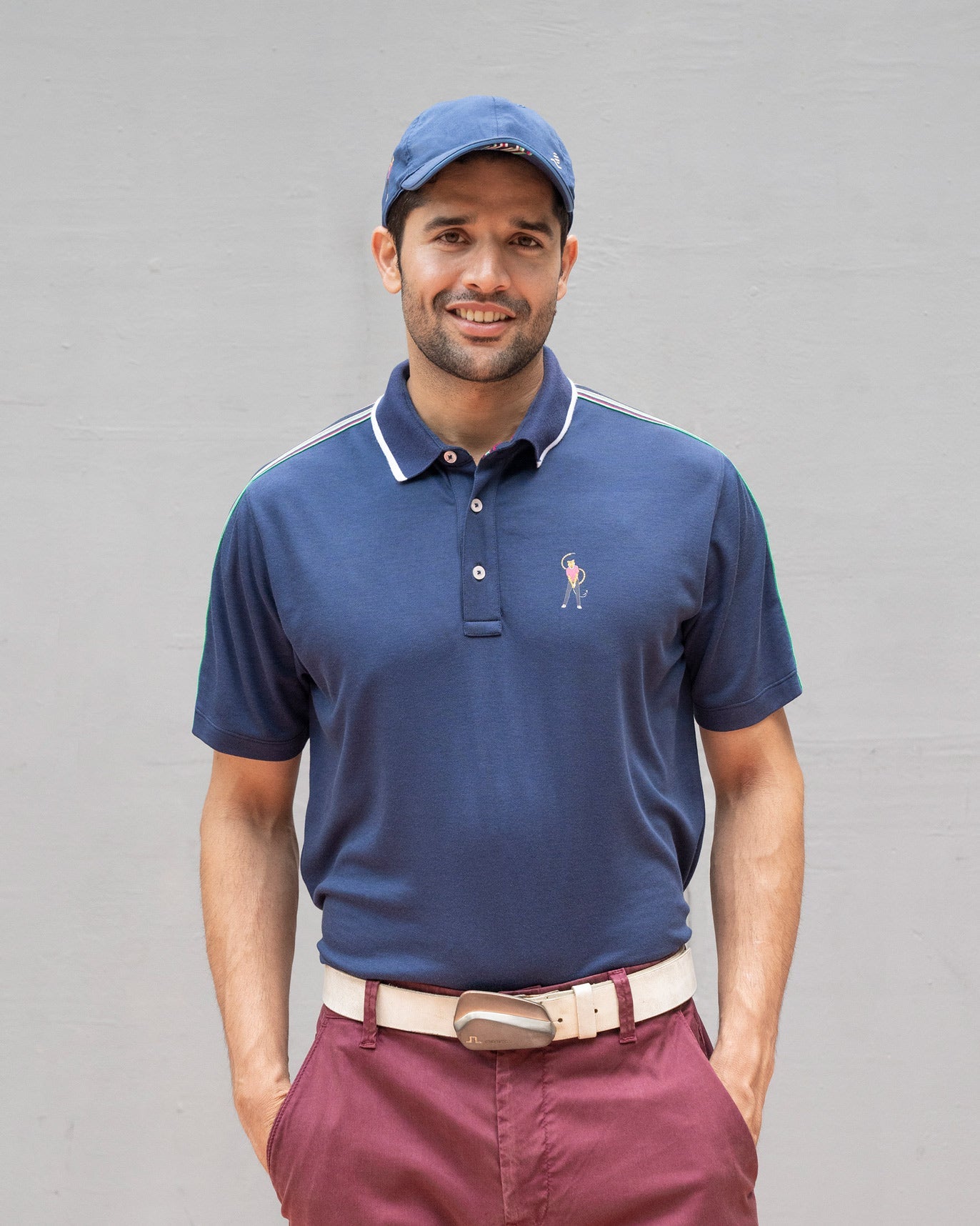 Nico Golf Polo T-shirt - Navy