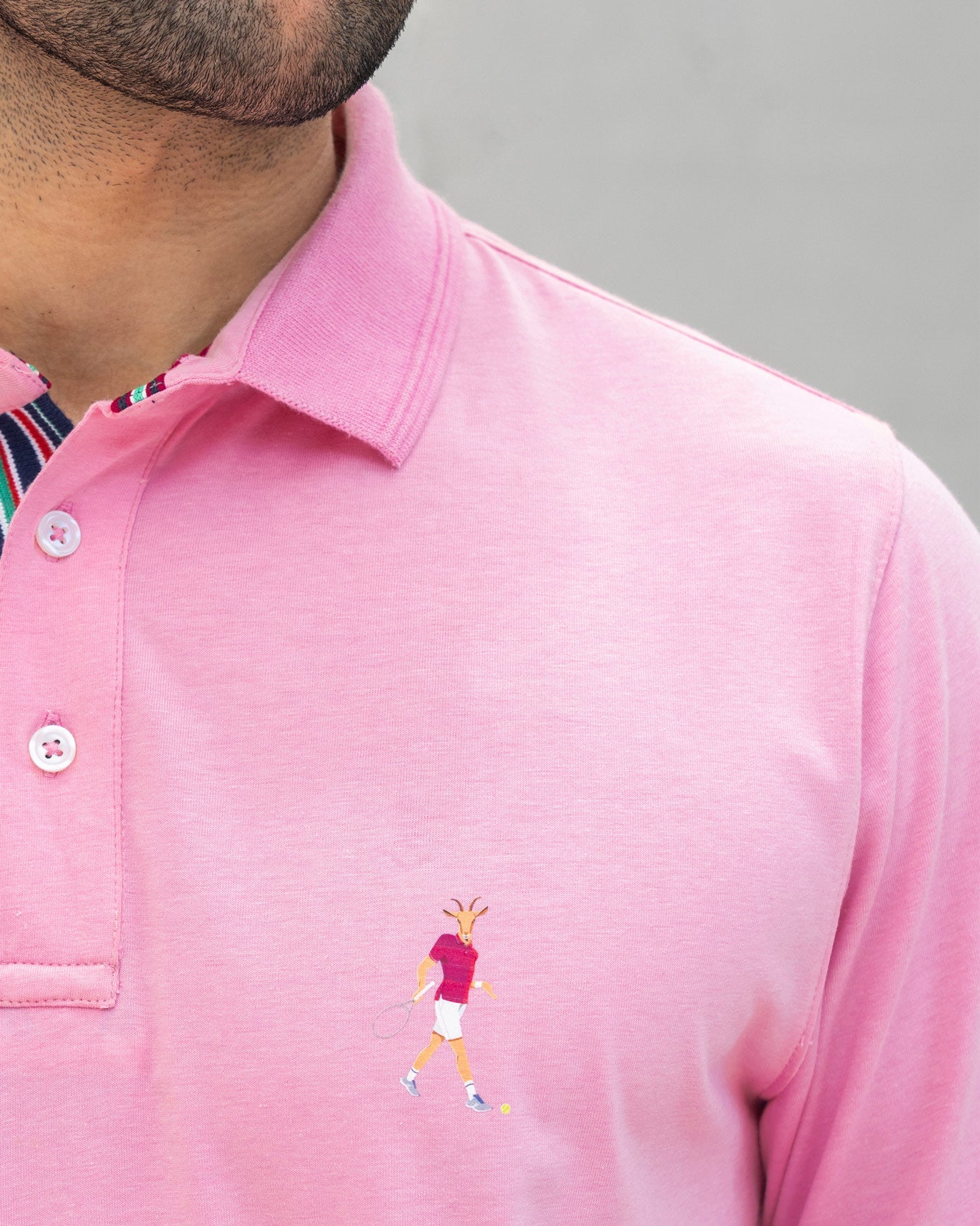 Nico Tennis Polo T-shirt - Pink
