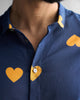 Riverine Shirt - Navy & Yellow