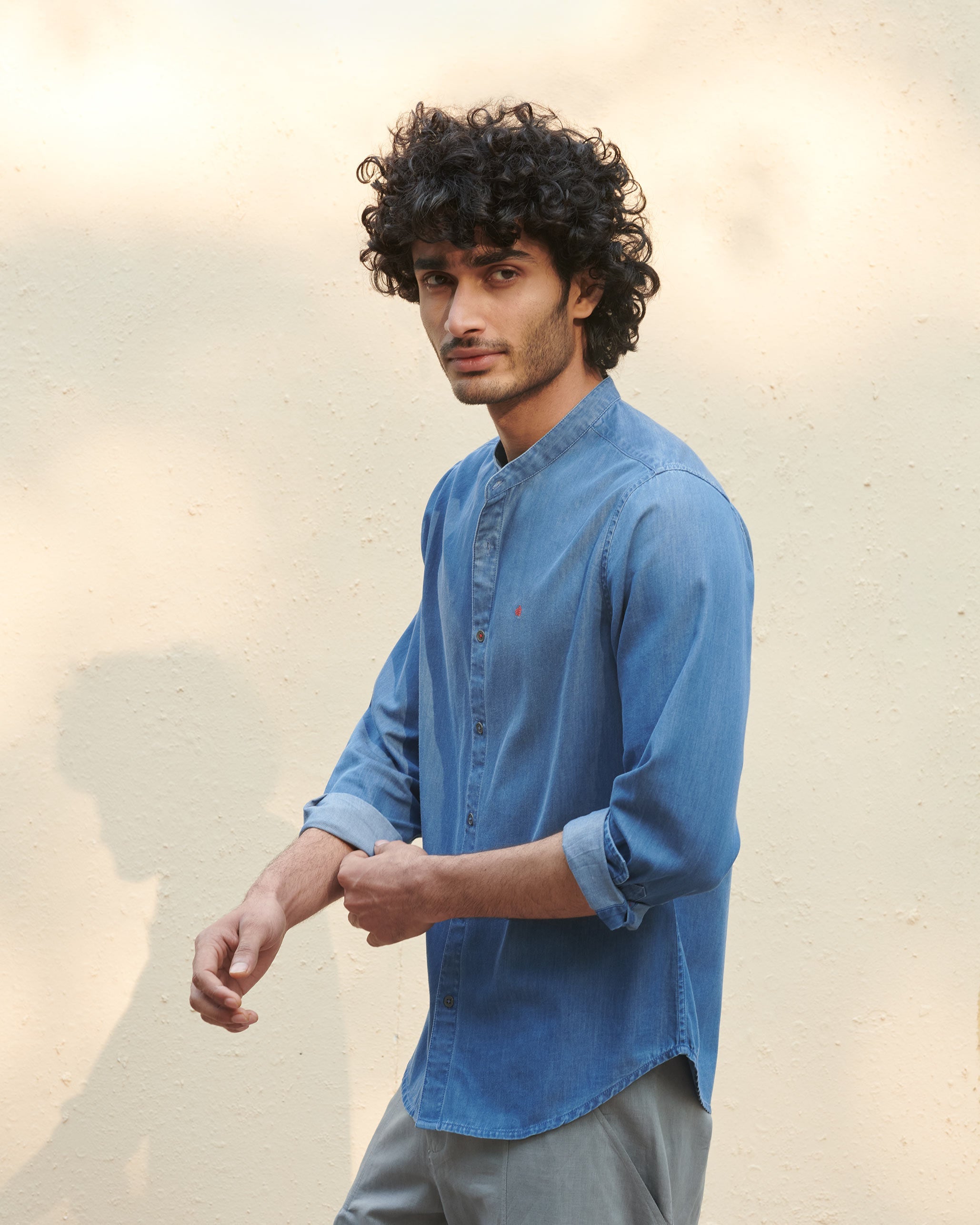 Nawab Shirt - Light Blue