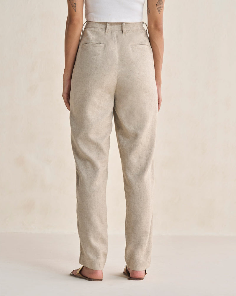 Saksoby Trousers - Natural