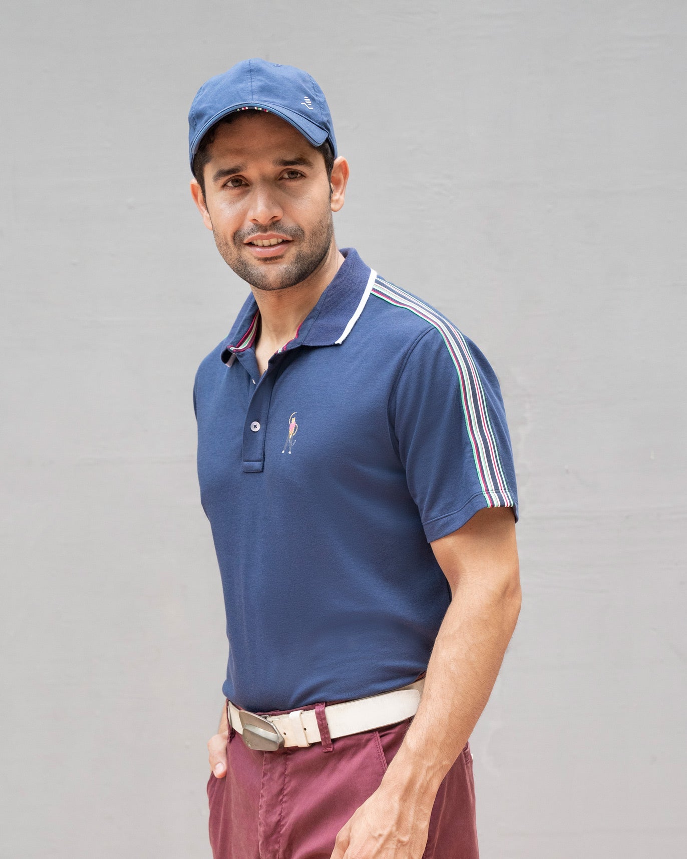 Nico Golf Polo T-shirt - Navy