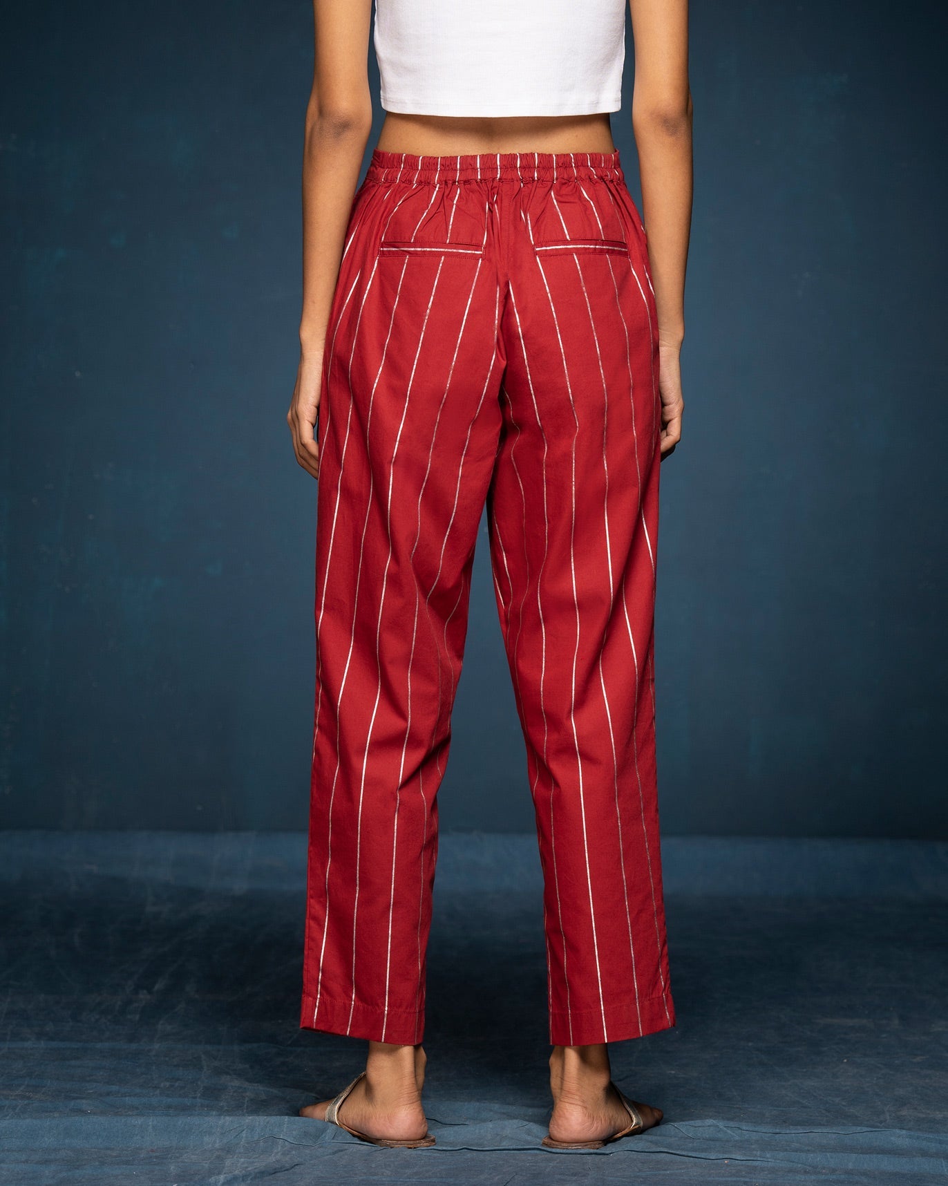 Narrow Pants - Red