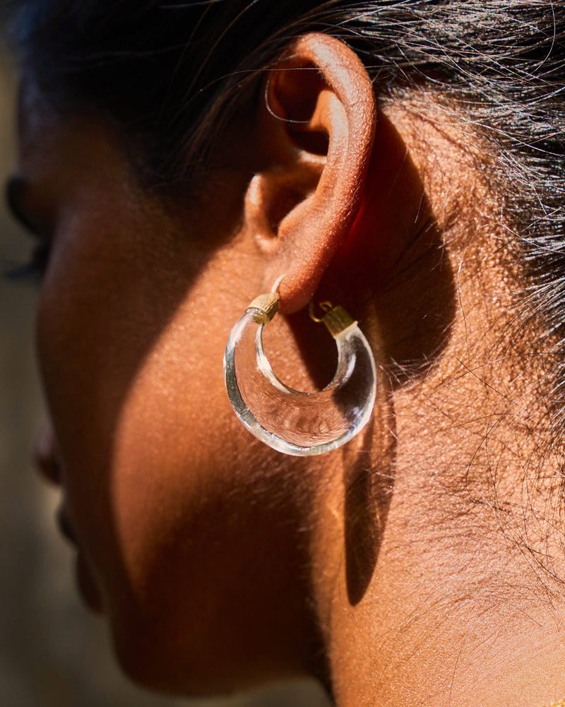 Dewdrop Earrings - Clear