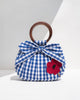 Country Clutch - Navy & Red