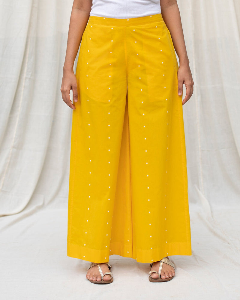 Basic Pyjamas - Yellow & Ivory