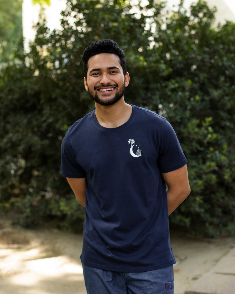Over the Moon T-Shirt - Navy