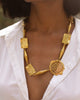Africa Necklace With Turtle - Gold