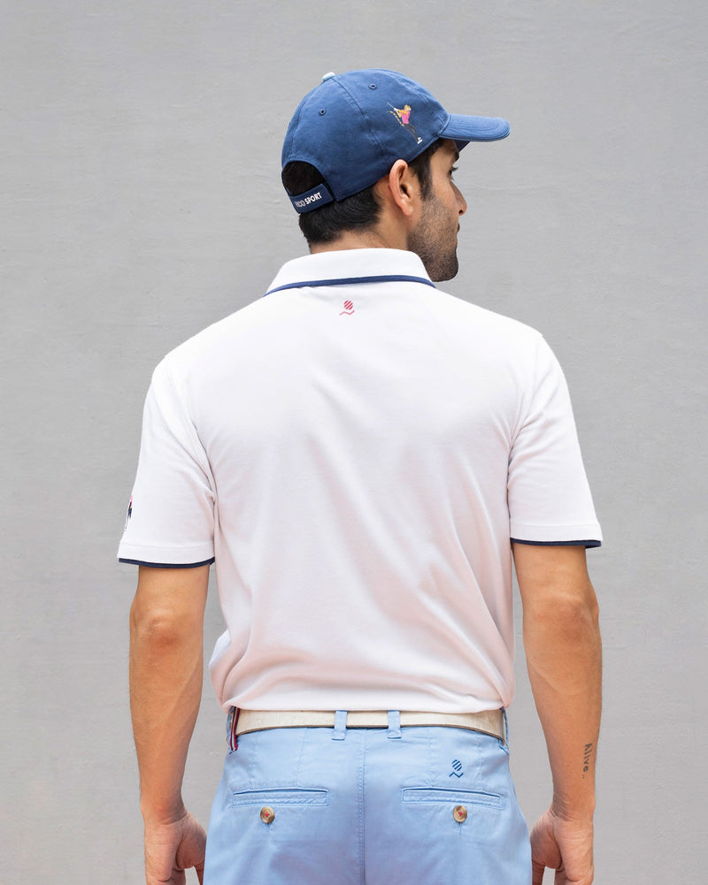 Nico Golf Polo T-shirt - White