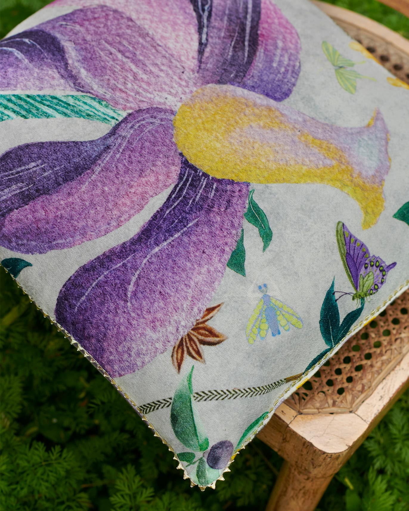 Blooming Crocus Cushion Cover