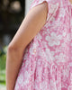 Tiered Dress with Slip - Pink