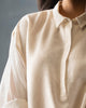 Back Pleat Shirt - Ivory