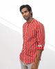 Arugam Shirt - Red & White