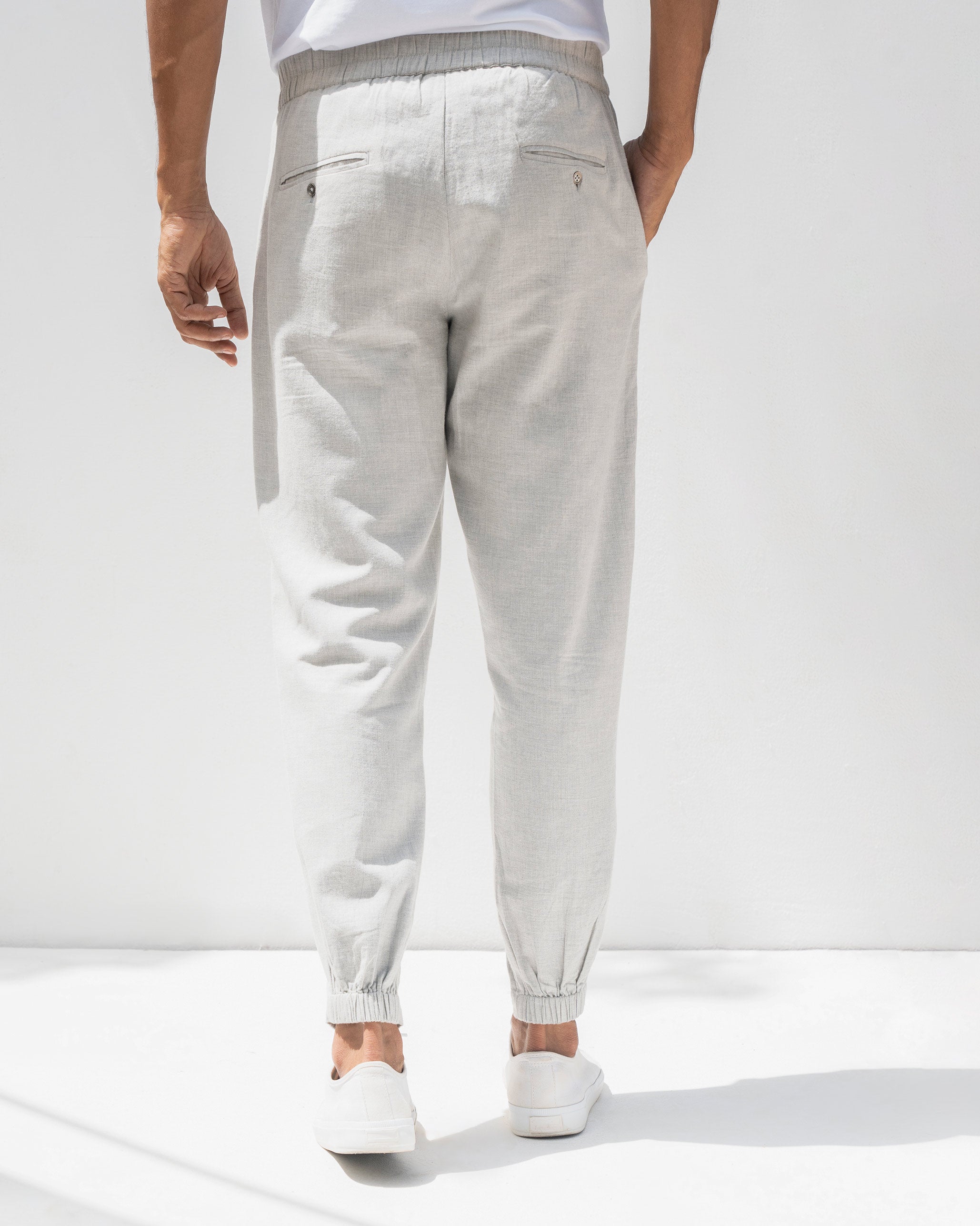 Cuff Pants - Grey