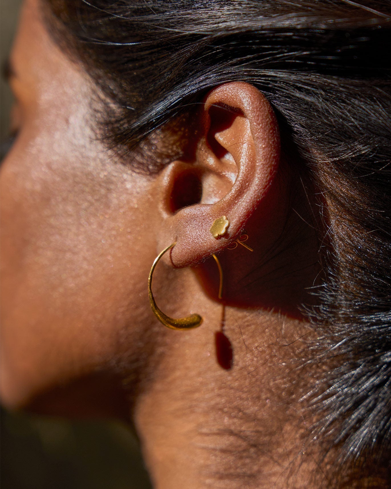 Bloom Stud Earrings - Gold