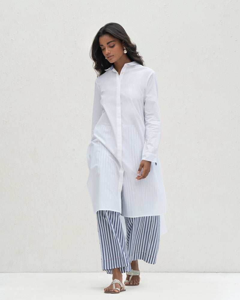 Basic Pyjama - Blue & White