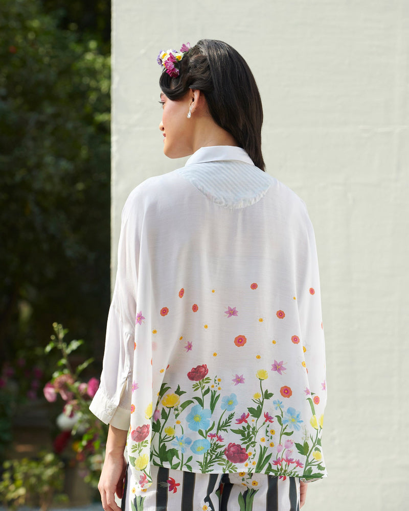 Square Floral Shirt - Multi