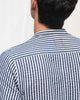 Nawab Shirt - Blue & White Seersucker