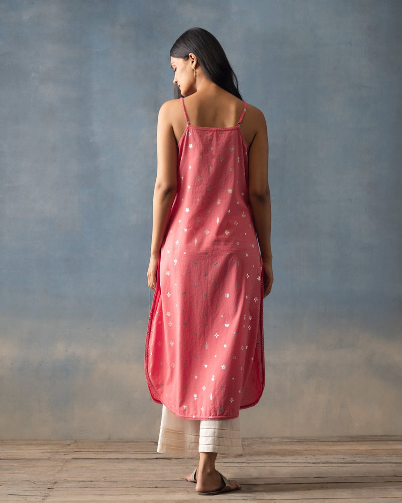 Vintage Camisole Slip - Deep Pink