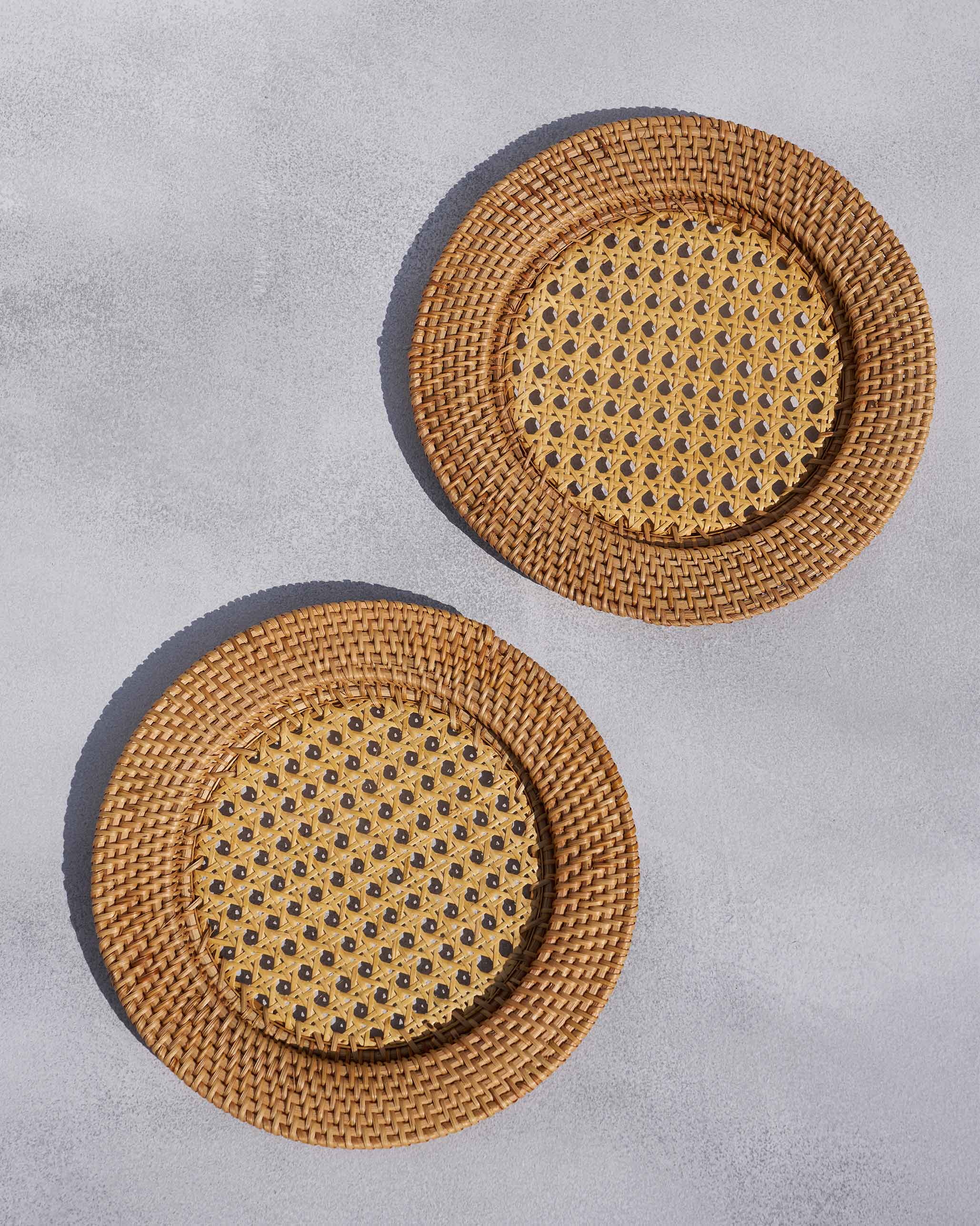 Rattan Chargers (Set of 2)