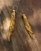Root Earrings - Antique Gold