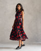 Tapas Layered Dress - Black & Red