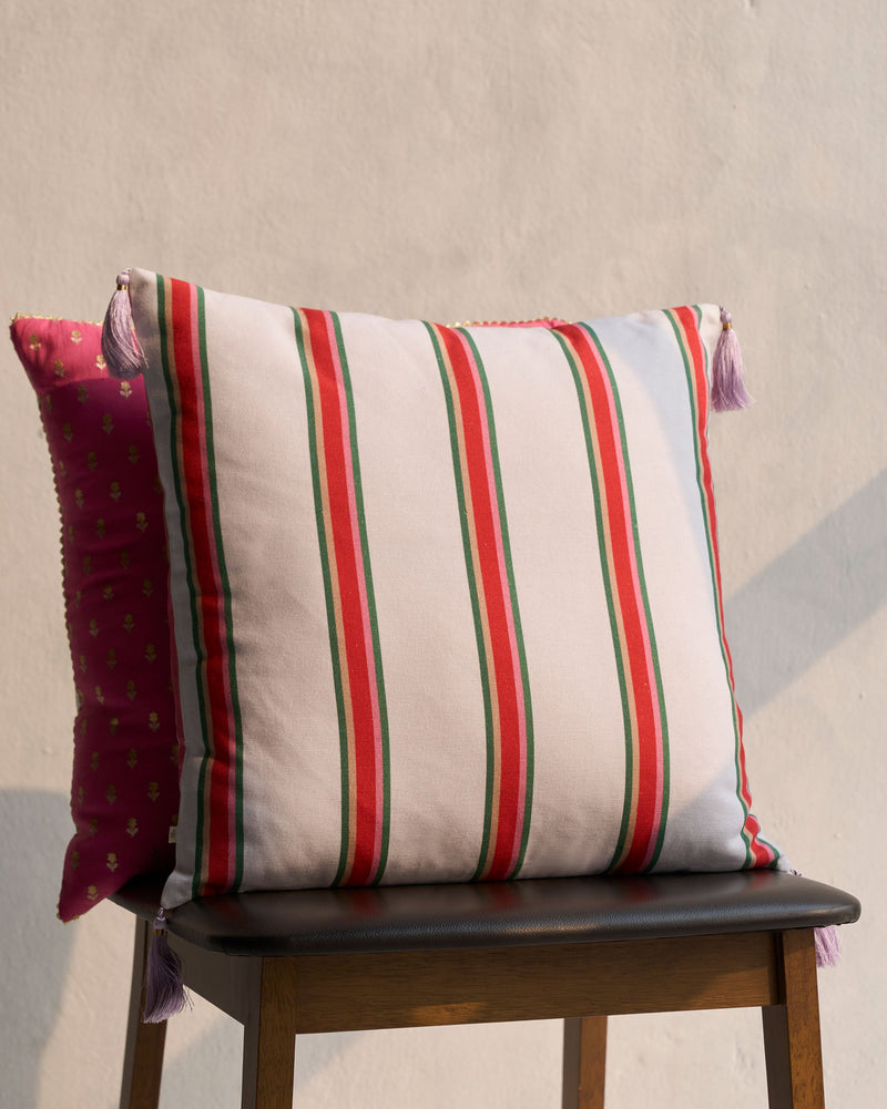Pink Palm Cushion Cover