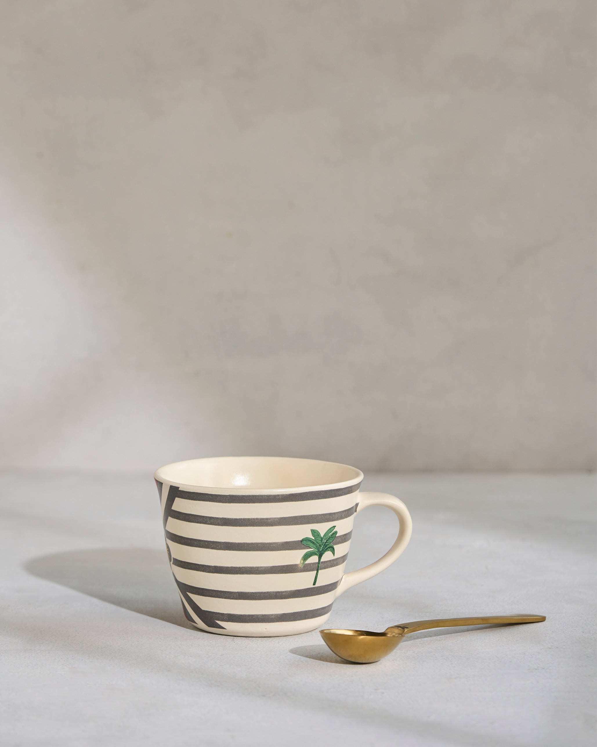 Leafty Affair Soup Mug with Spoon