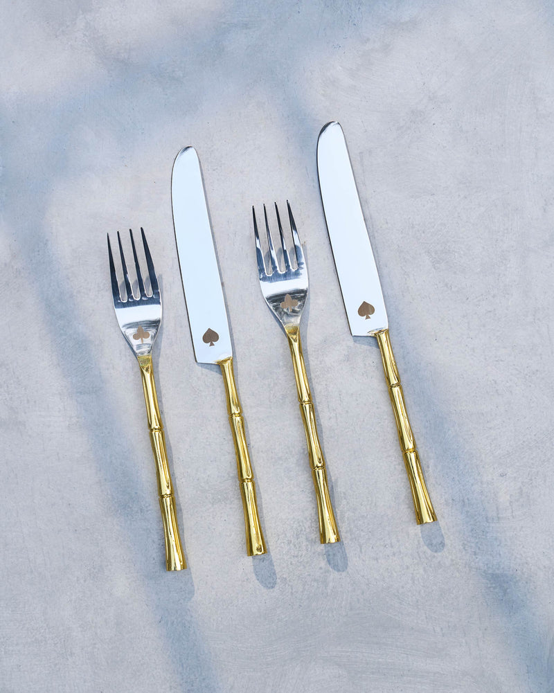 Spade & Club Cutlery (Set of 4)